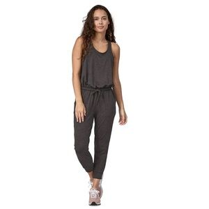 016 PATAGONIA Women’s Seabrook Jumpsuit, Charcoal Grey, Medium